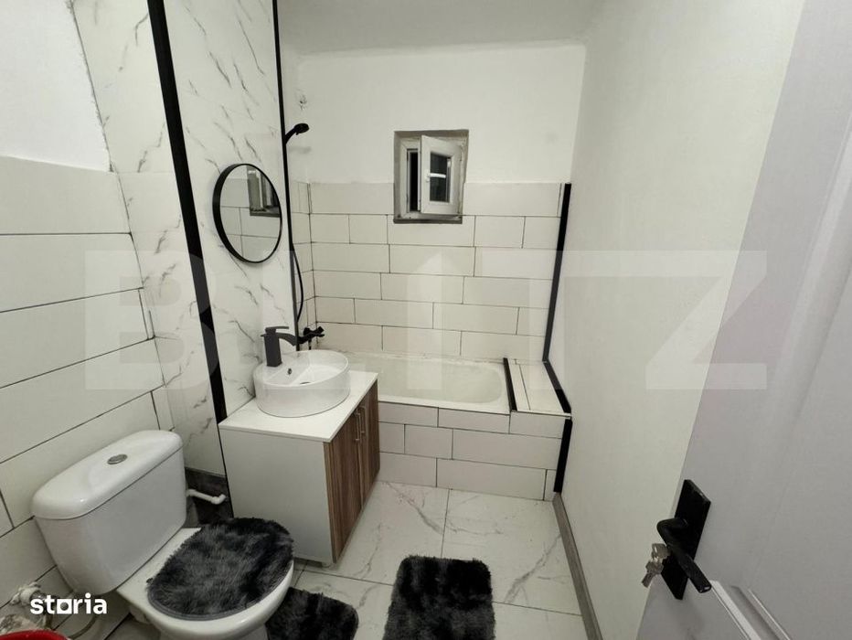 Apartament decomandat etajul 1, 52 mp, Rovine ,zona Parculet