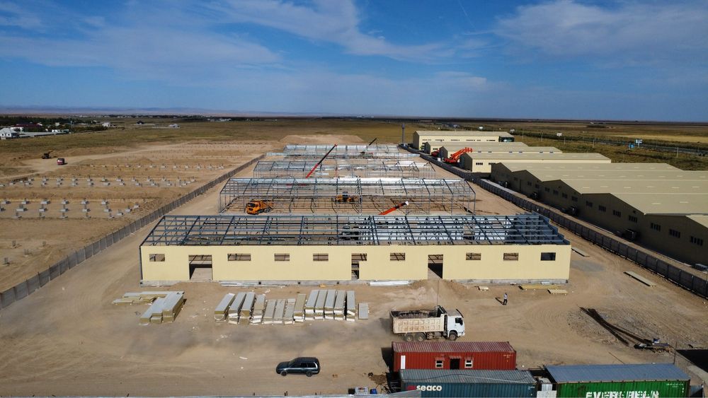 Сэндвич  панели  новый завод шымкент