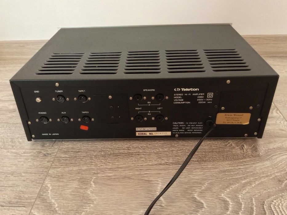 Колекционерски усилвател Teleton A660