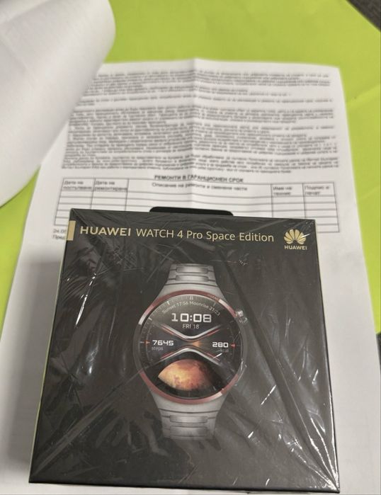 ЧИСТО НОВ 48mm Huawei Watch 4 Pro Space Edition Yettel Гаранция 2026г.