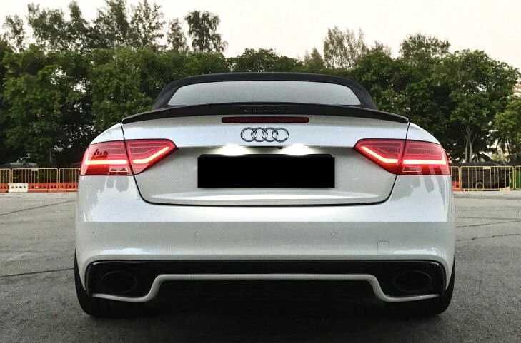 Prelungire bara spate fusta spoiler lip difuzor AUDI A5 8T COUPE