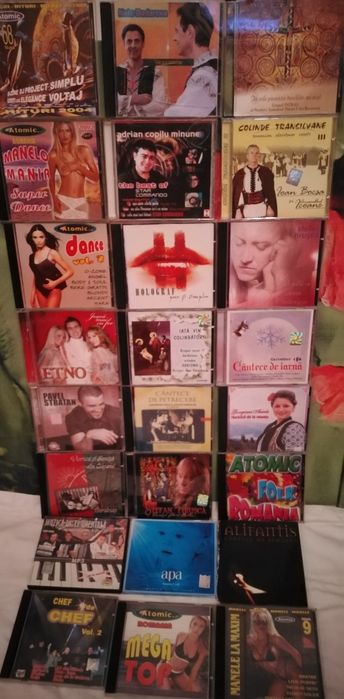 CD Muzică Românească și străină 192 bucati