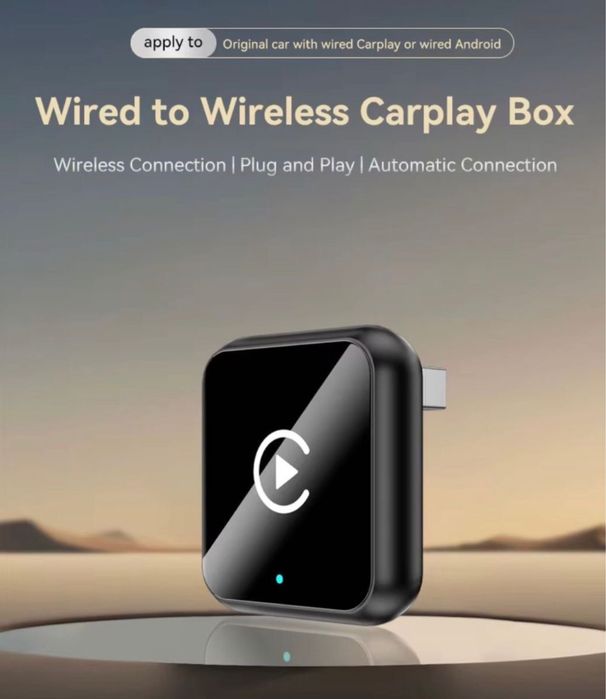 Adaptor Wireless CarPlay & Android Auto