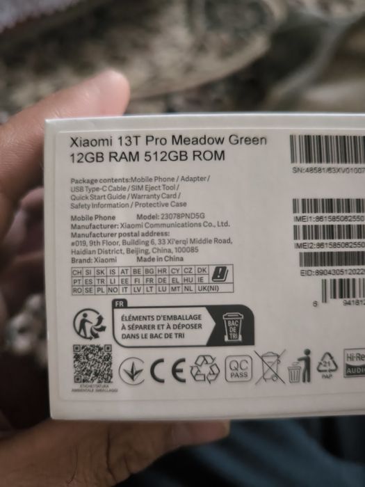 Xiaomi 13 T PRO 12/512