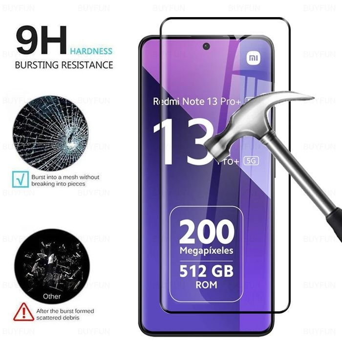 Xiaomi Redmi Note 14 Pro Pro+ 13 Pro+/3D ЦЯЛО ЛЕПИЛО Стъклен протектор