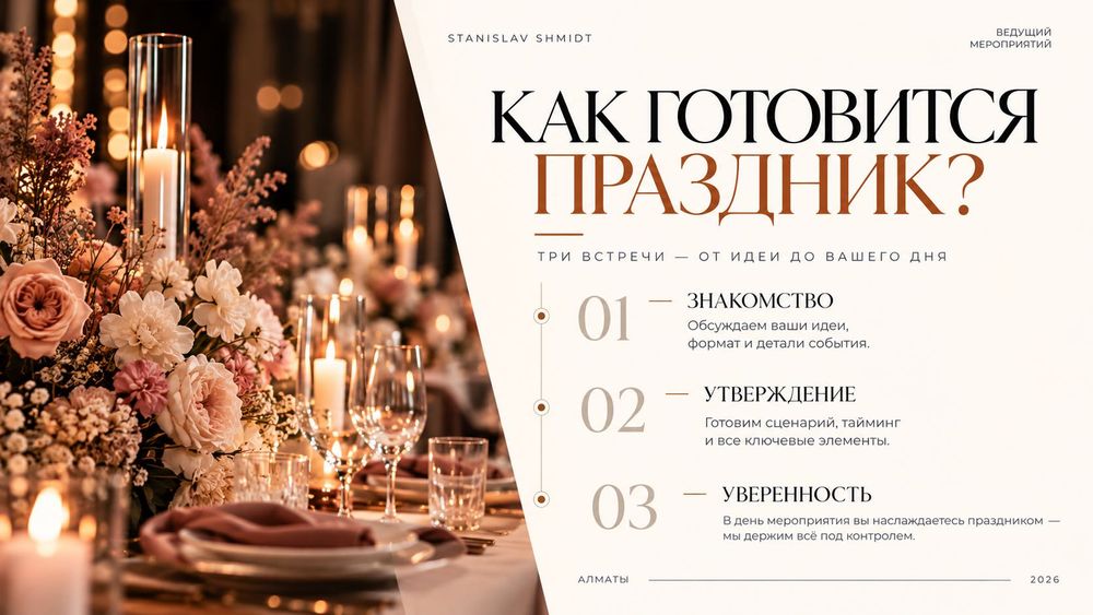 Ведущий мероприятий