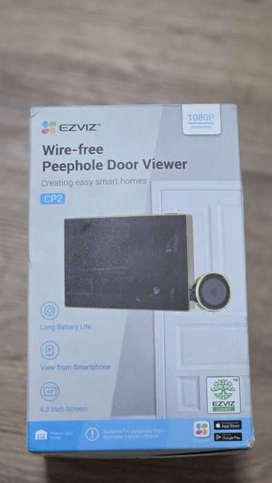 Безжична шпионка за входна врата EZVIZ CP2