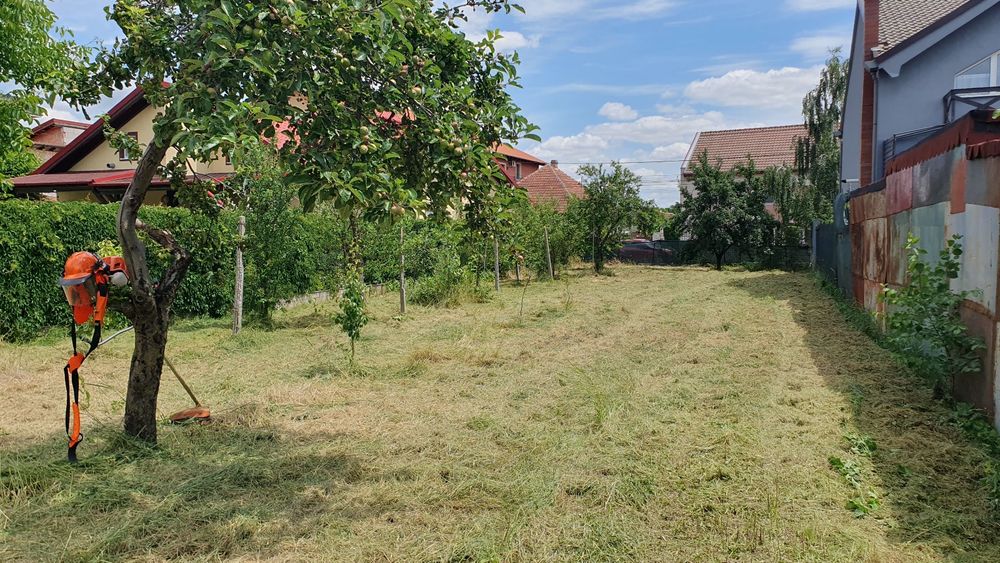 Defrișez terenuri cu tocător de vegetatie
