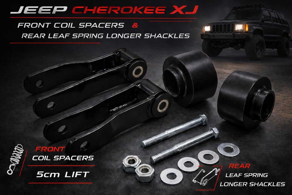 Kit inaltare 5 cm Jeep Cherokee XJ fata/spate
