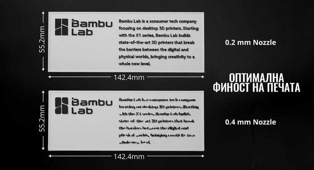 Bambu Lab Hotend with Nozzle - Хотенд С Дюза - X1/P1/P2S/A1/H2 Принтер