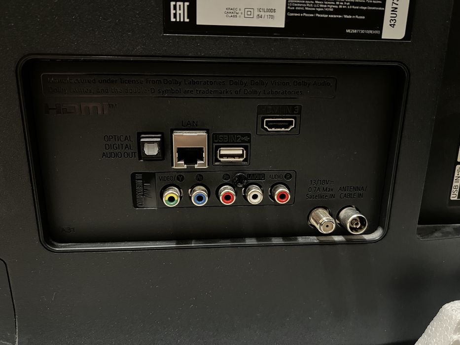 Продам Телевизор LG 43” дюйма (109см)