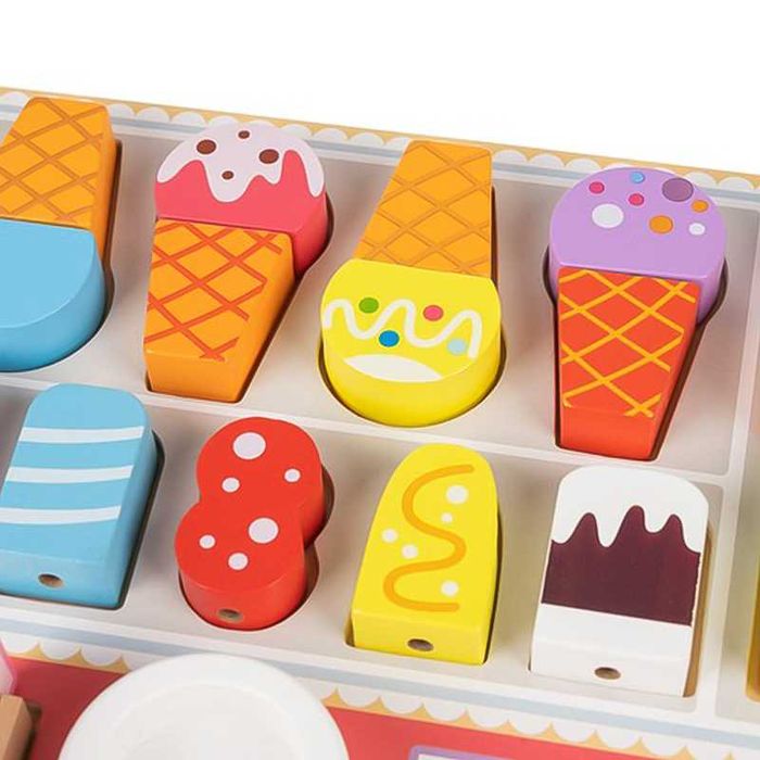 Дървено магазинче за правене на сладолед,страхотна занимателна играчка