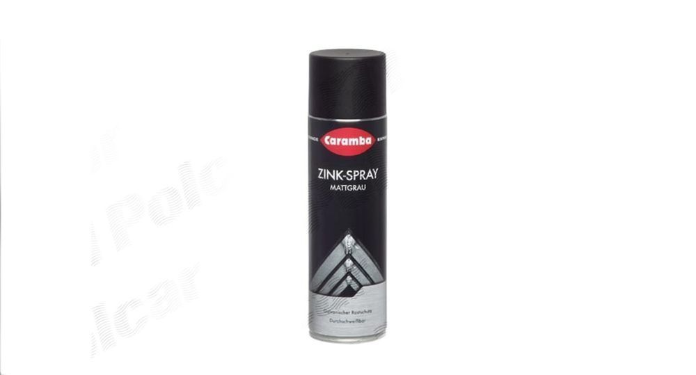 Spray cu zinc Caramba 500 ml; filler si strat de baza anticoroziune; gri mat