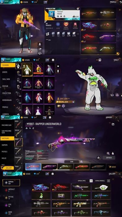 Free Fire аккаунт сатылады 3000₸