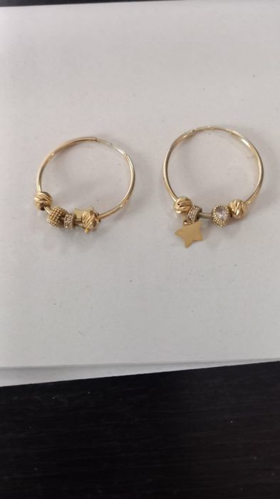 Cercei de aur 14K 4gr - 430 lei/gr