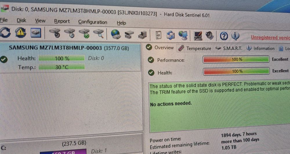 SSD Enterprise Samsung PM863a 3.84TB MZ7LM3T8HMLP 00003