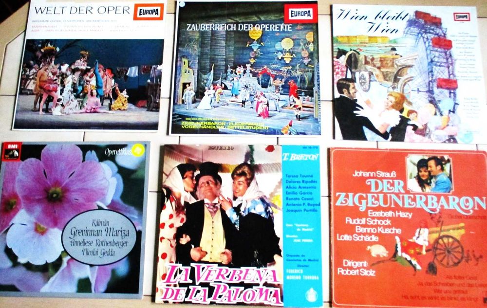 LP и DLP с оперна и оперетна музика