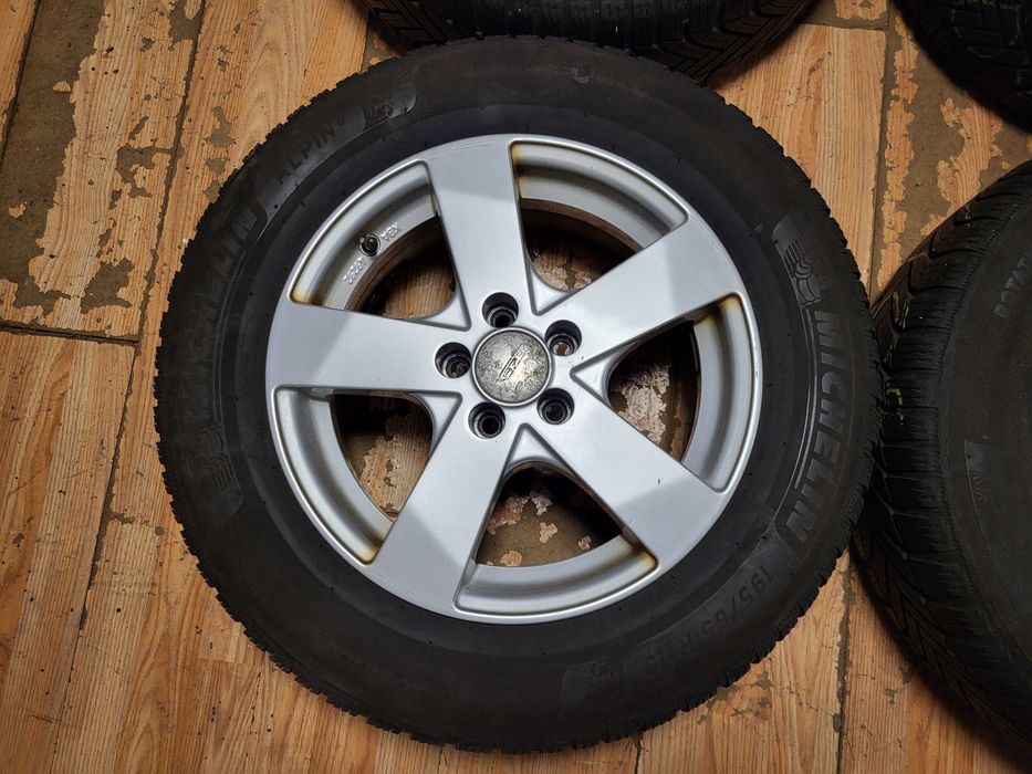 джанти 15" 5х98 Citroen Fiat Lancia Peugeot Alfa гуми 195/65/15 Michelin Alpin 6