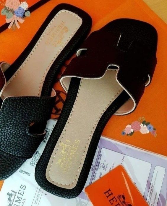 Papuci negri dama,import Italia, diverse mărimi, cutie  inclusa