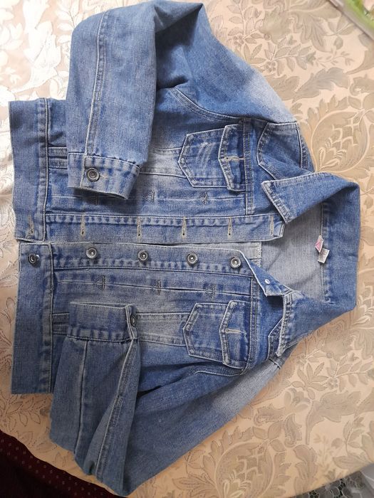 Жакет джинсы Куртка для девушек L size