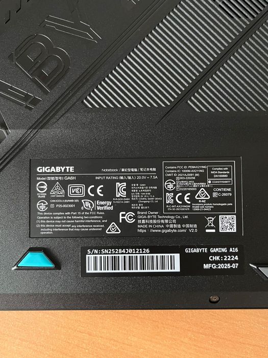Laptop Gigabyte Ga6H