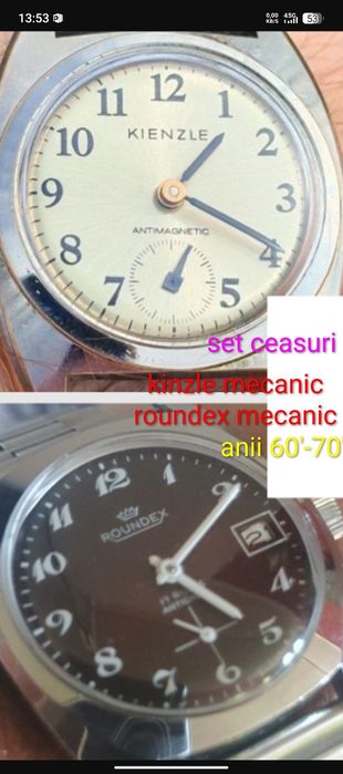 Pachet doua ceasuri mecanice aproximativ anii 60 -70