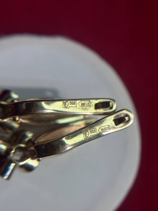 Золотые серьги/BariBarShop/0•0•24