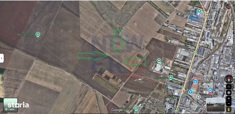 Teren de vanzare 6000 mp - zona Palas - propunere intravilan