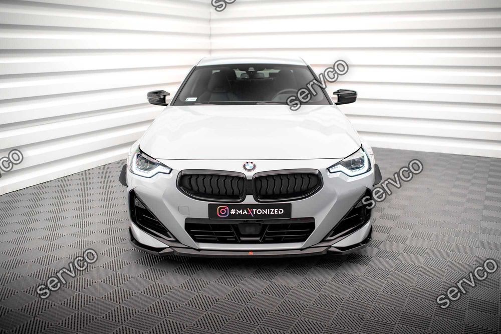 Prelungire splitter bara fata Bmw Seria 2 Coupe M-Pack M240i G42 2021- v1 - Maxton Design
