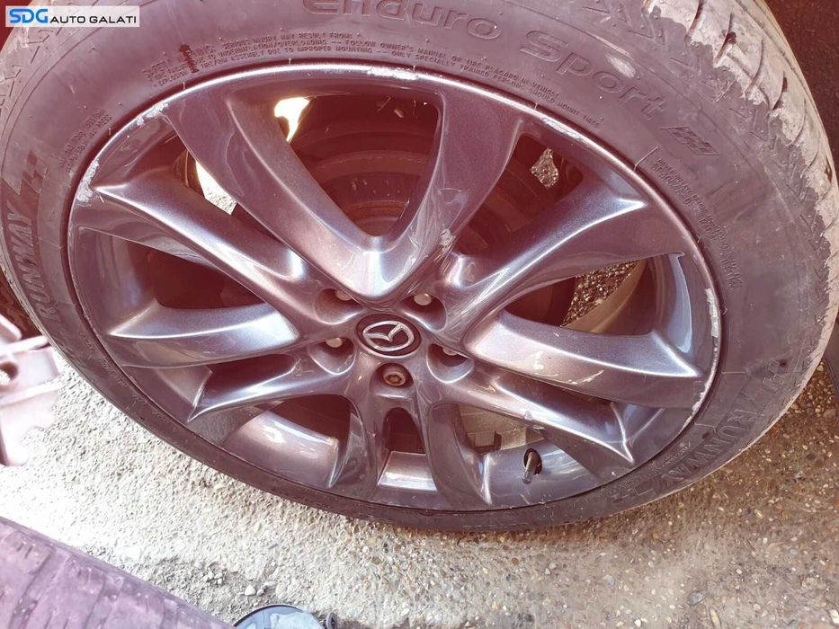 Set 4 Jante Roti Aliaj 225 45 19 R19 Anvelope Cauciucuri Vara Mazda 6 2008 - 2013 [C9590]