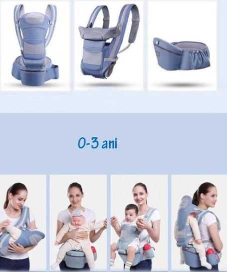 Marsupiu bebe cu scaunel
