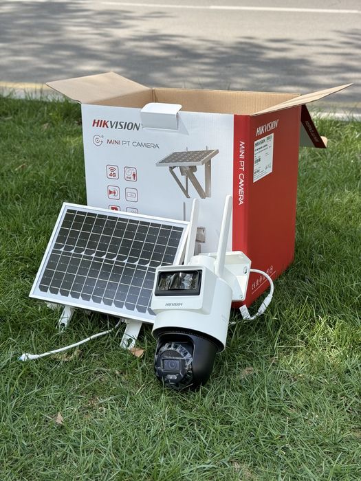 Hikvision PT 4G Quyosh panelli kamera | камера видеонаблюдения