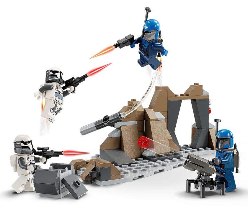 LEGO® Star Wars™ 75373 - детски Засада на Мандалор - боен пакет