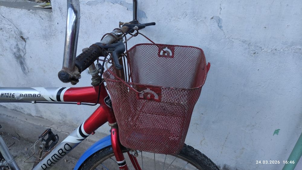 Срочно. Велосипед Rambo 26 с корзиной (под восстановление)