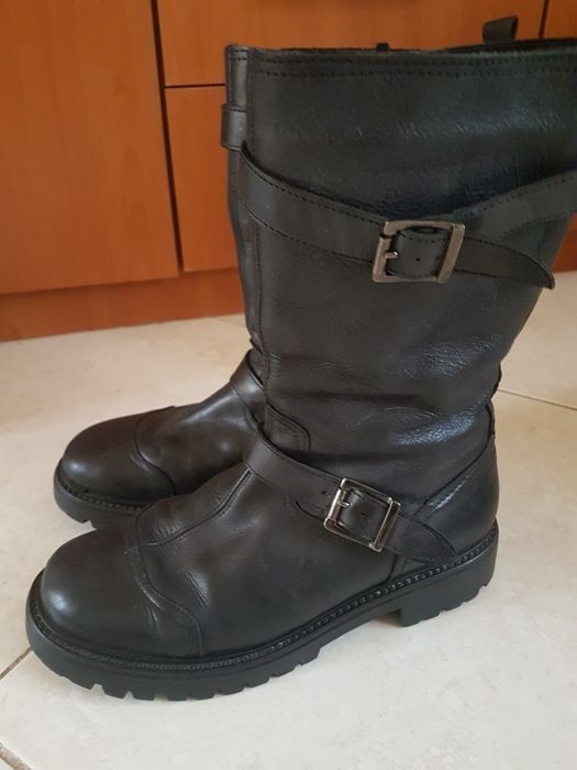 Ghete și bocanci militari piele bărbații marime mare calitate import