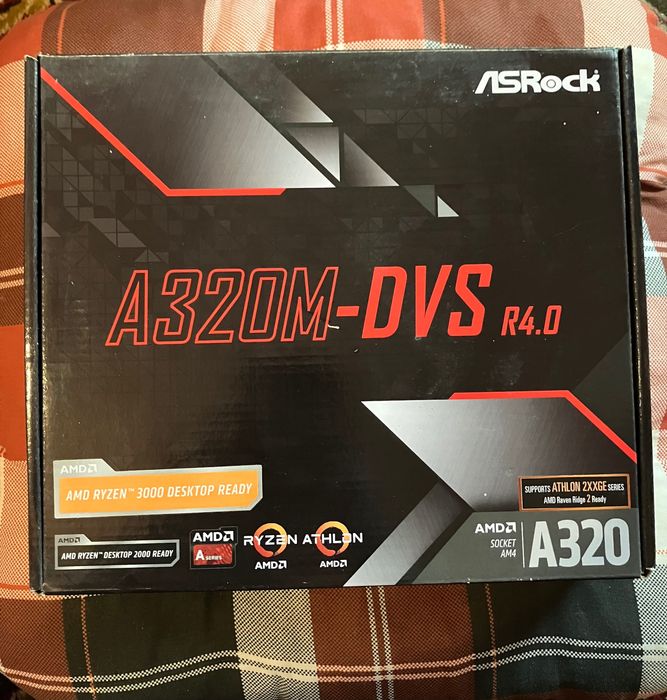 Placa de baza Asrock A320M-DVS am4