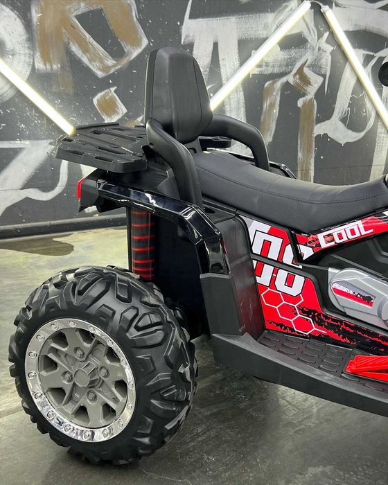 Детский квадроцикл SharX 12V, 4WD, пульт, Bluetooth, музыка