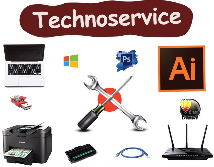 Принтер и Компьютерный мастер ,ремонт с выездом на дом или офисе