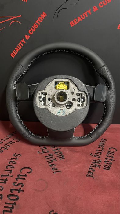 Volan custom audi  A1 A3 A4 A5 A6 A7 A8 Q3 Q5 Q7 padele/fara