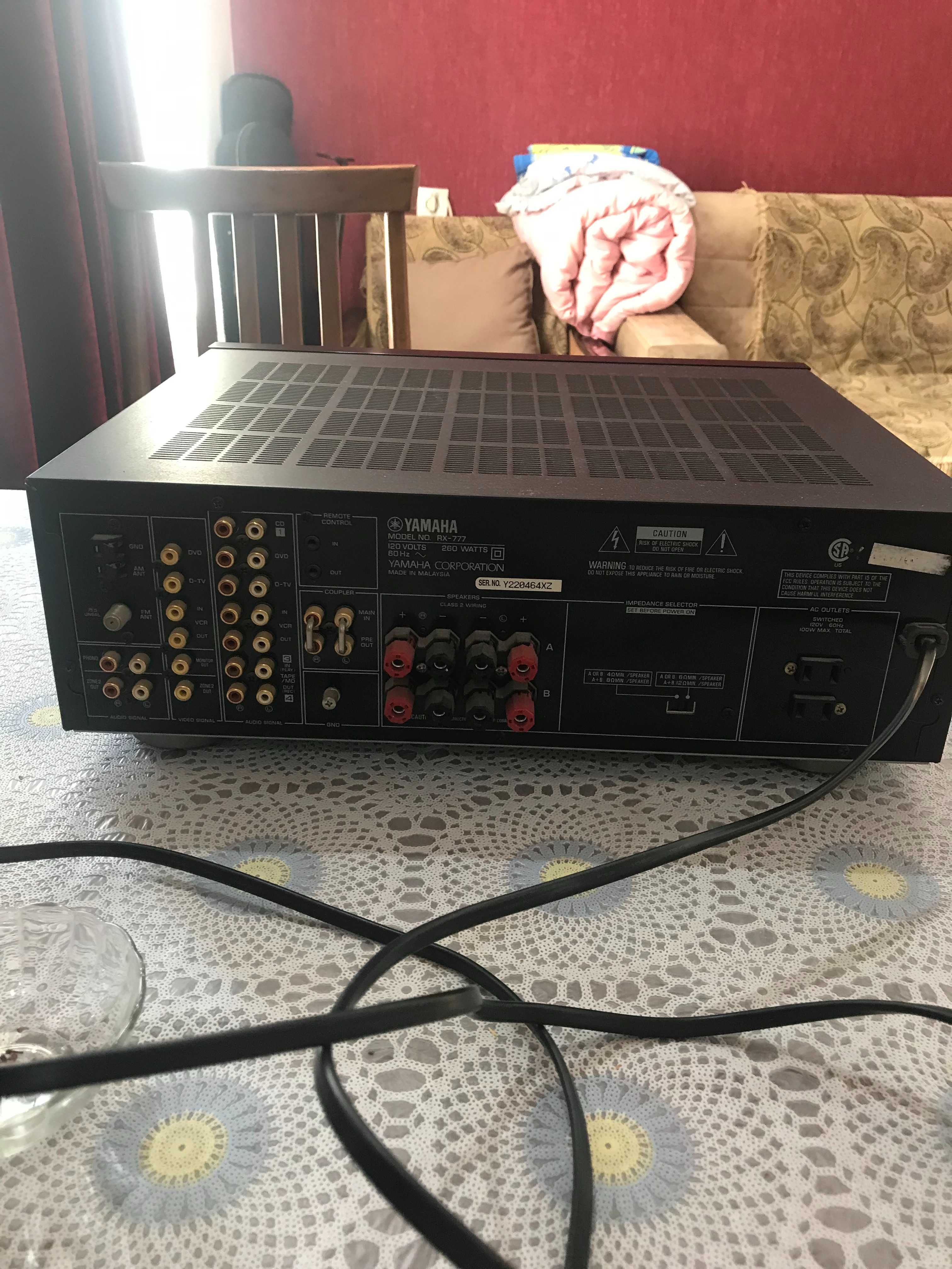 Продам колонки "yamaha" ns-777(250wt),усилитель"yamaha" rx-777(260wt ...