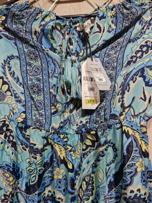 Rochie lunga matase indiana,KoalaBay,L