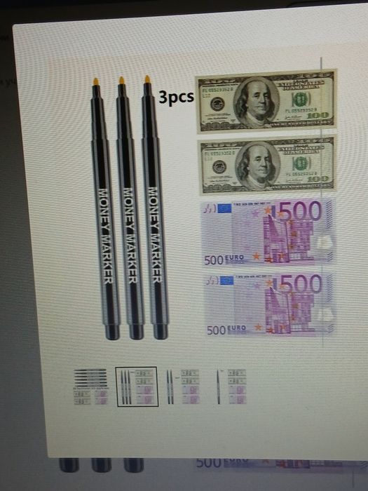 Маркер за откриване на фалшива валута