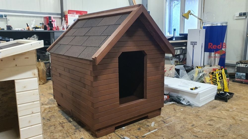 Cusca caine, model lemn masiv