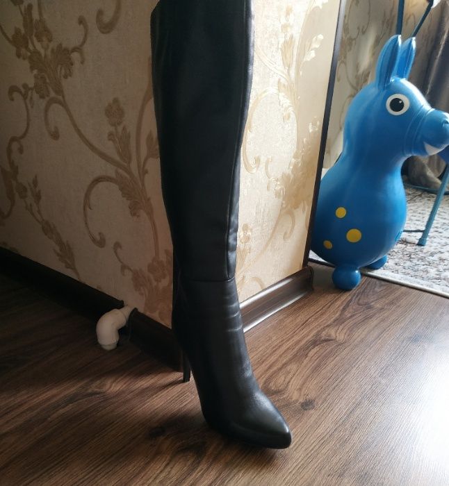 Сапоги кожаные новые