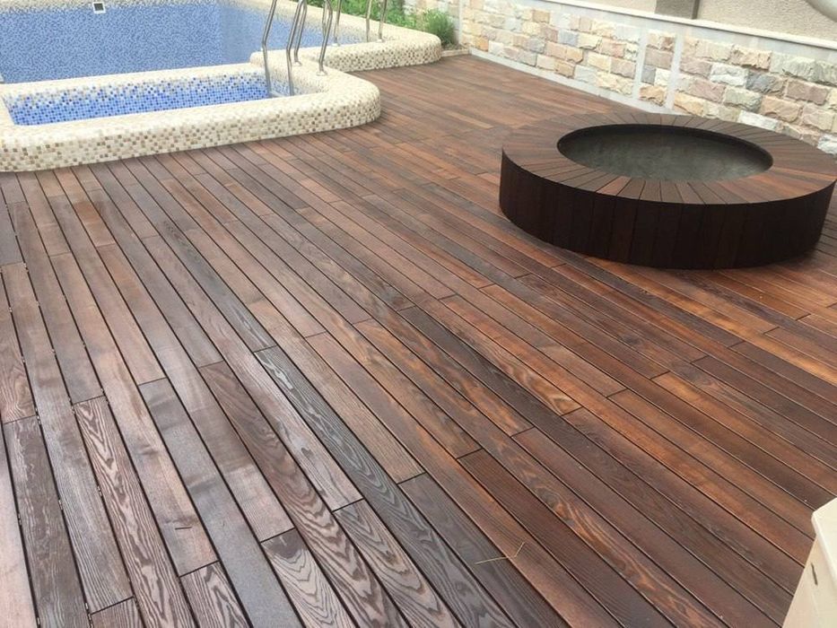 Террасная доска из термо древесины, в наличии.