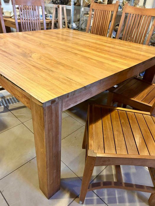 Маса + 6 стола Тик Холандия