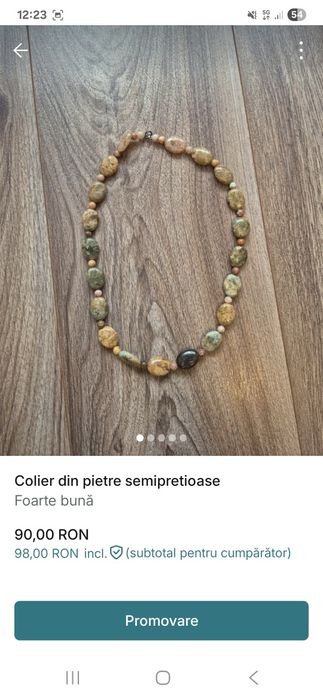 Vand bijuterii din pietre semipretioase