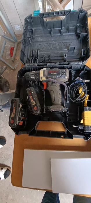 Шруповёрт 2 шт P.I.T 24v MAX и 18v лазерный уровень 4d 16 линия