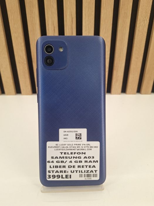 Samsung A03 / 64GB / 4GB RAM / #61595
