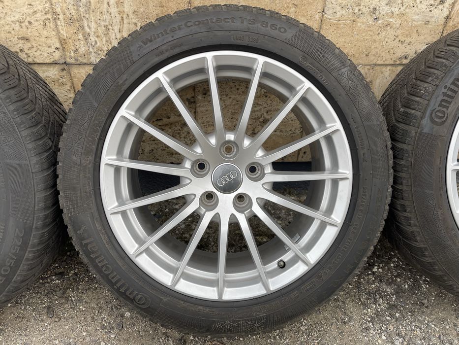 Jante Roti 17 Audi A4 A5 A6 B9 B8 C6 8W 8K anvelope 225 50 R17 M+S